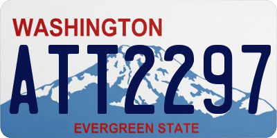 WA license plate ATT2297