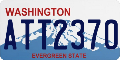 WA license plate ATT2370