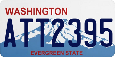 WA license plate ATT2395
