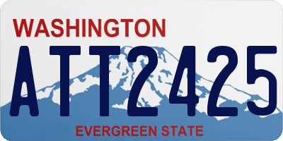 WA license plate ATT2425