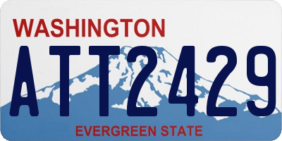 WA license plate ATT2429