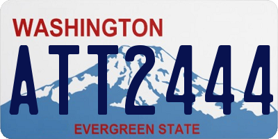 WA license plate ATT2444