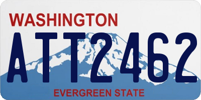 WA license plate ATT2462