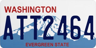 WA license plate ATT2464