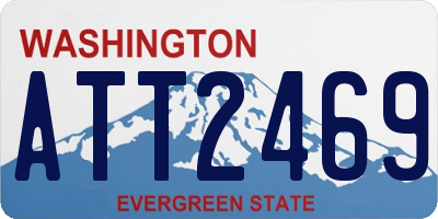WA license plate ATT2469
