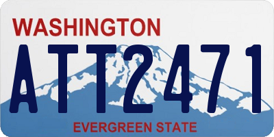 WA license plate ATT2471