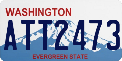 WA license plate ATT2473
