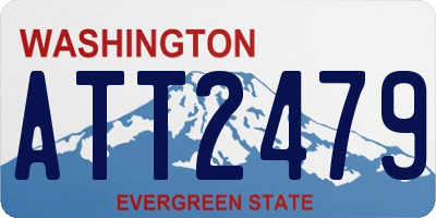 WA license plate ATT2479