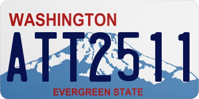 WA license plate ATT2511