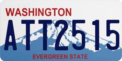 WA license plate ATT2515