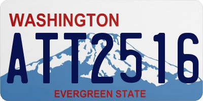 WA license plate ATT2516