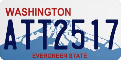 WA license plate ATT2517