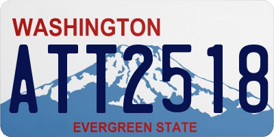 WA license plate ATT2518
