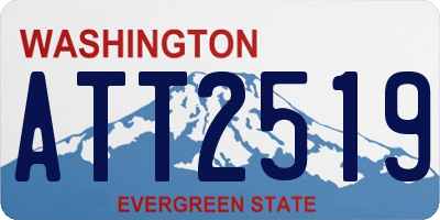 WA license plate ATT2519