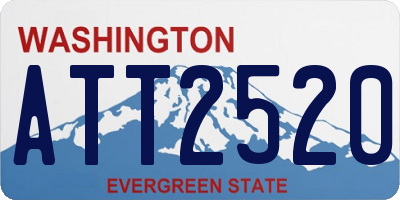 WA license plate ATT2520