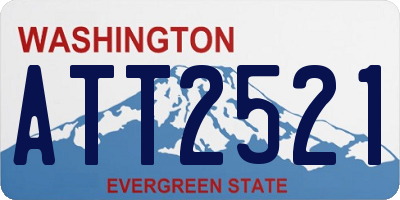 WA license plate ATT2521