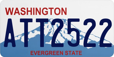 WA license plate ATT2522