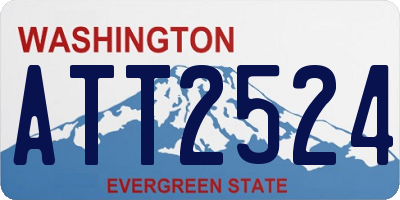 WA license plate ATT2524