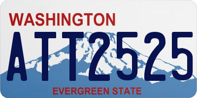 WA license plate ATT2525