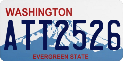 WA license plate ATT2526