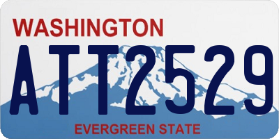 WA license plate ATT2529