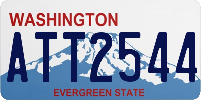 WA license plate ATT2544