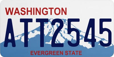 WA license plate ATT2545