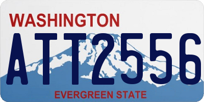 WA license plate ATT2556