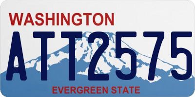 WA license plate ATT2575