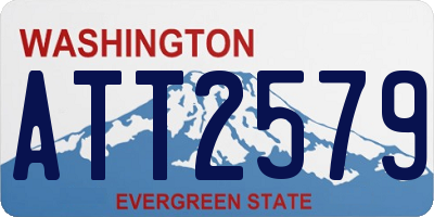 WA license plate ATT2579