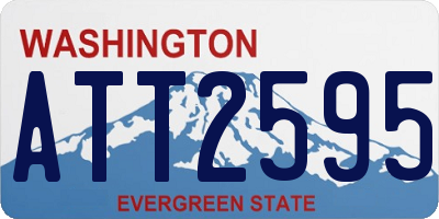 WA license plate ATT2595