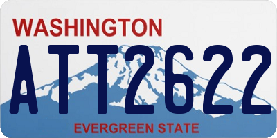 WA license plate ATT2622