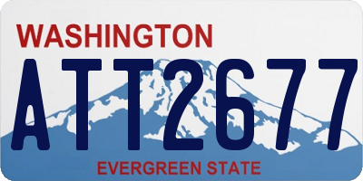 WA license plate ATT2677