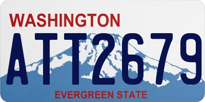 WA license plate ATT2679