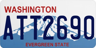 WA license plate ATT2690