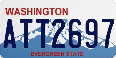 WA license plate ATT2697