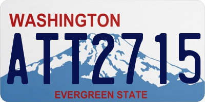 WA license plate ATT2715