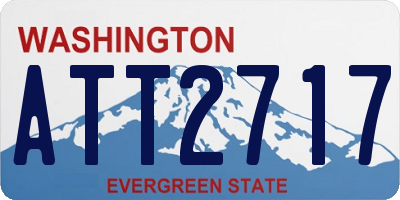 WA license plate ATT2717