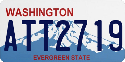 WA license plate ATT2719