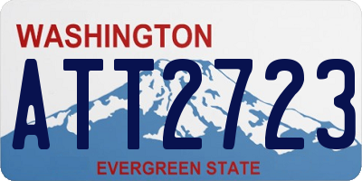 WA license plate ATT2723