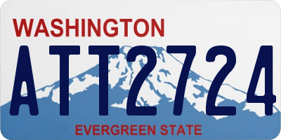 WA license plate ATT2724