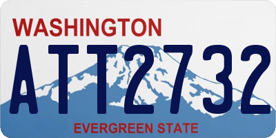 WA license plate ATT2732