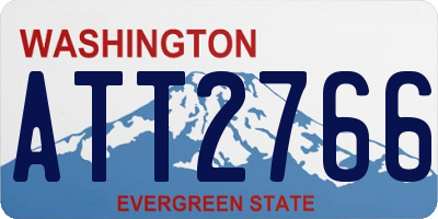 WA license plate ATT2766