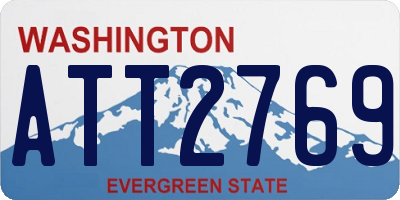 WA license plate ATT2769