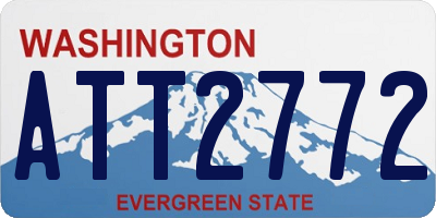 WA license plate ATT2772