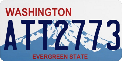 WA license plate ATT2773