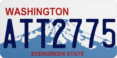 WA license plate ATT2775