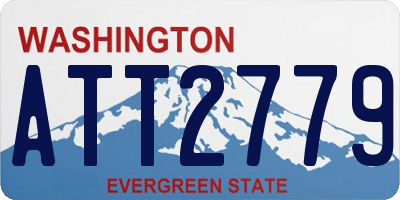 WA license plate ATT2779