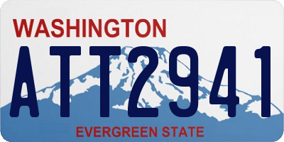 WA license plate ATT2941