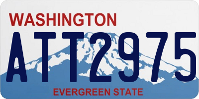 WA license plate ATT2975